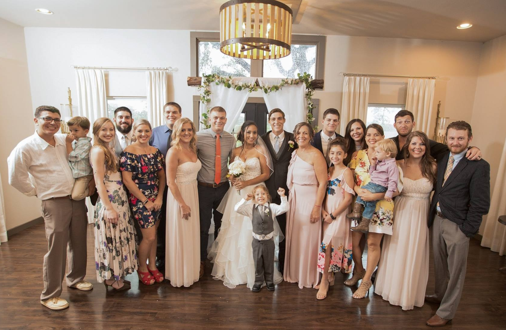 family at lukes wedding